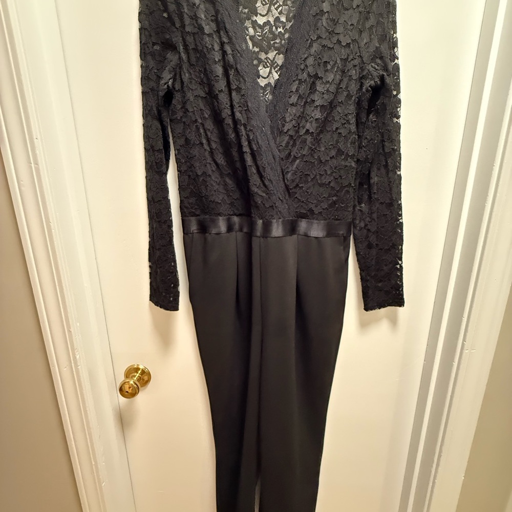 Elegant Black Lace Jumpsuit